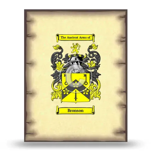 Bronson Coat of Arms Print