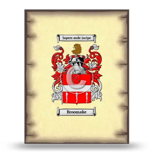 Broomake Coat of Arms Print