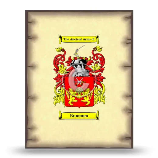 Broomen Coat of Arms Print