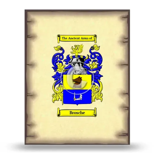 Brosche Coat of Arms Print