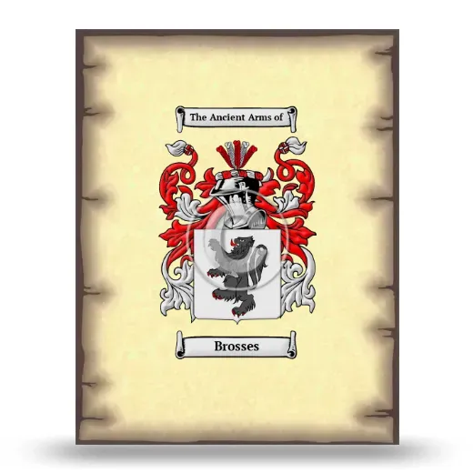 Brosses Coat of Arms Print