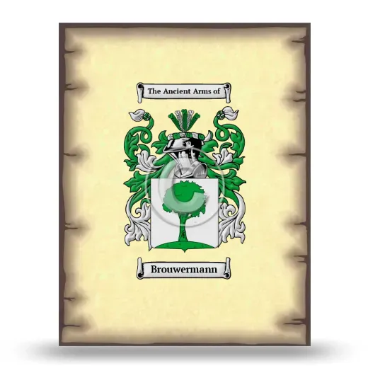 Brouwermann Coat of Arms Print