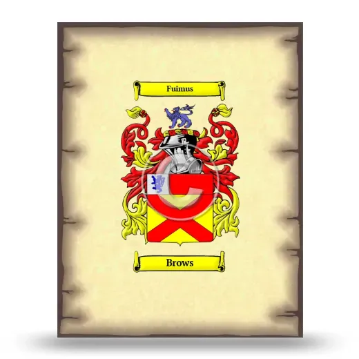 Brows Coat of Arms Print