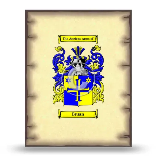 Bruan Coat of Arms Print