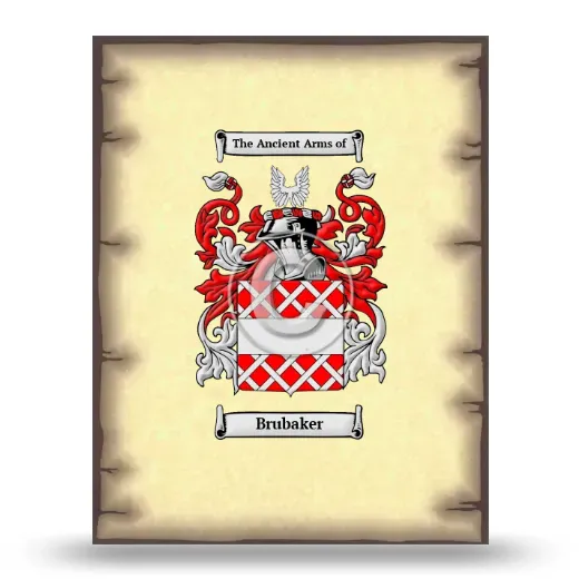 Brubaker Coat of Arms Print