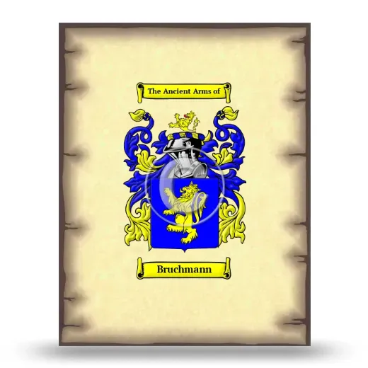 Bruchmann Coat of Arms Print