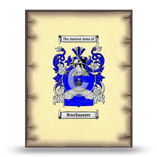 Bruckmayer Coat of Arms Print