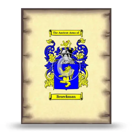 Brueckman Coat of Arms Print