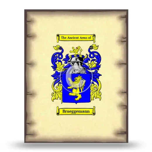 Brueggemann Coat of Arms Print