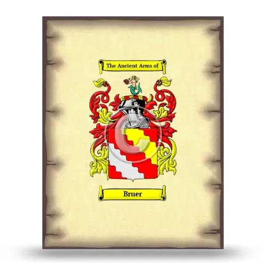 Bruer Coat of Arms Print