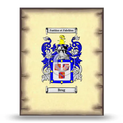 Brug Coat of Arms Print