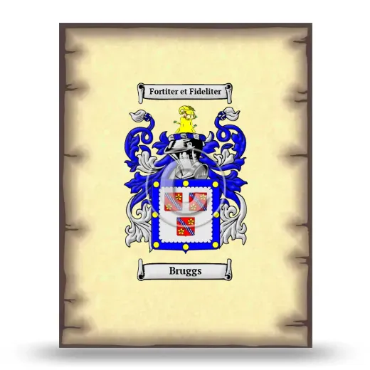Bruggs Coat of Arms Print