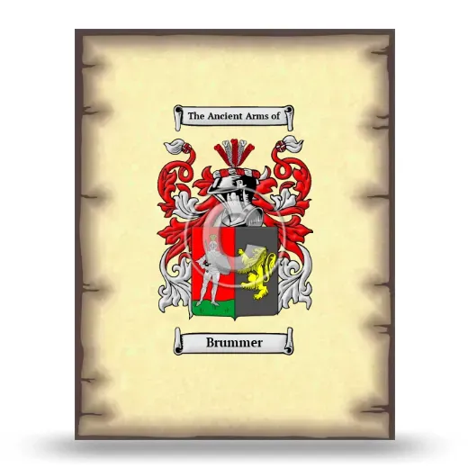 Brummer Coat of Arms Print