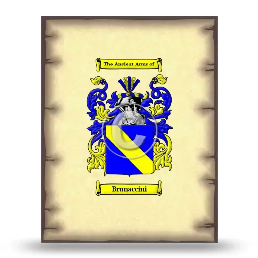 Brunaccini Coat of Arms Print