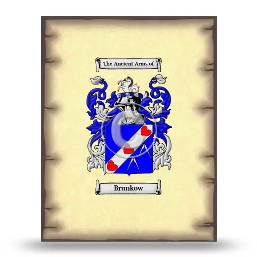 Brunkow Coat of Arms Print