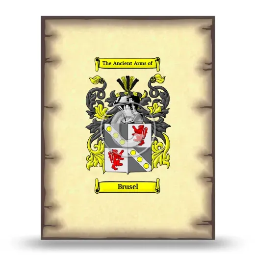 Brusel Coat of Arms Print