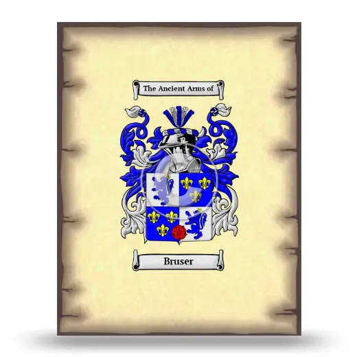Bruser Coat of Arms Print
