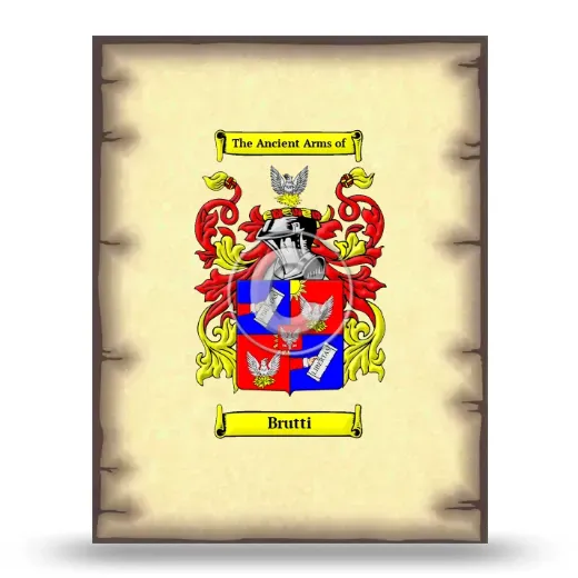 Brutti Coat of Arms Print