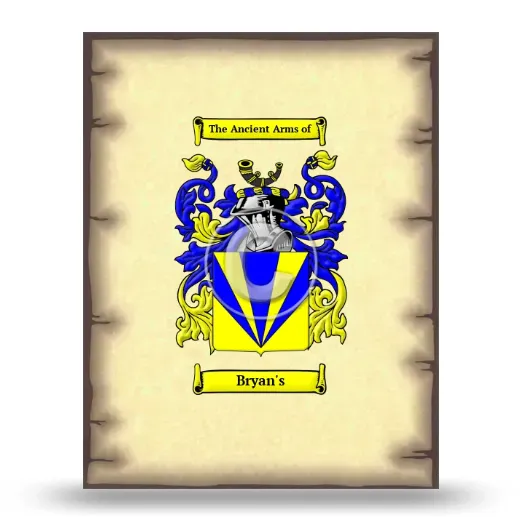 Bryan's Coat of Arms Print