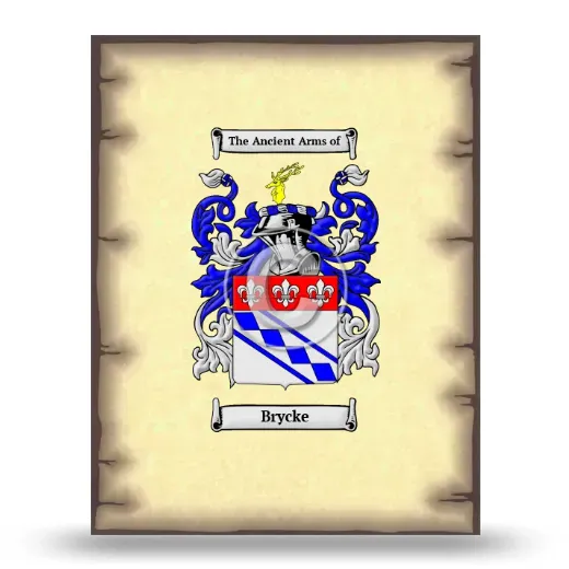 Brycke Coat of Arms Print