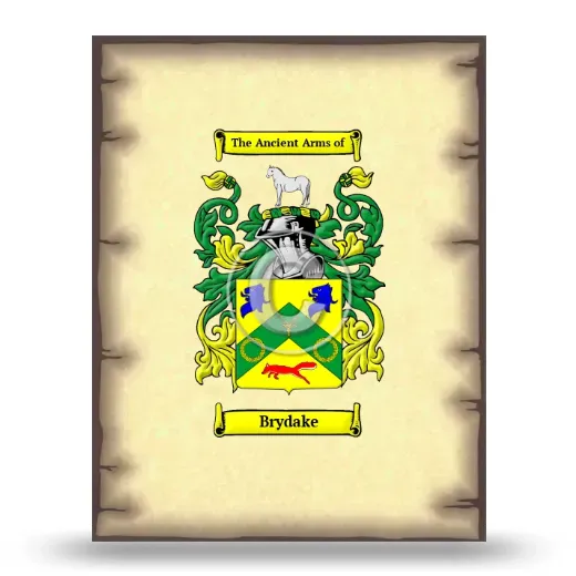 Brydake Coat of Arms Print