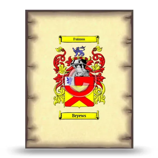 Bryews Coat of Arms Print