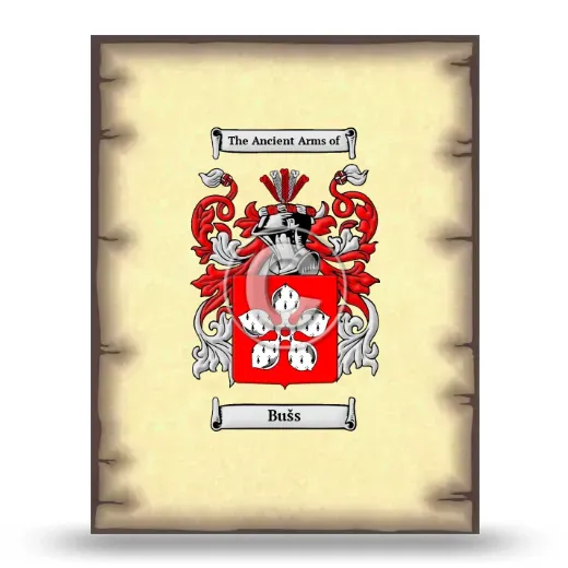Bušs Coat of Arms Print