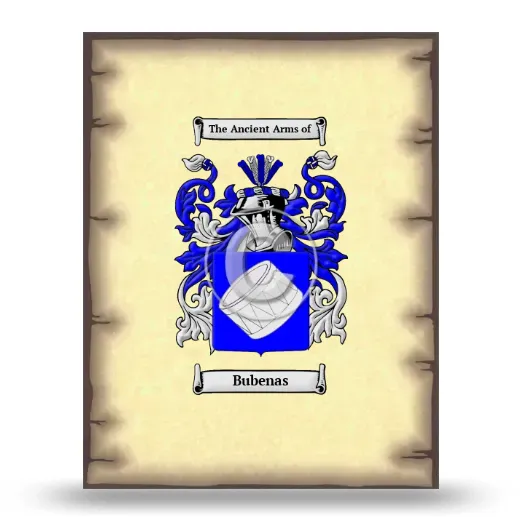 Bubenas Coat of Arms Print