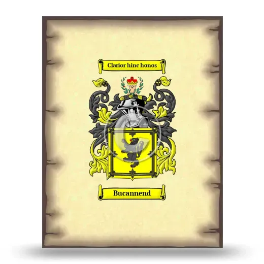 Bucannend Coat of Arms Print