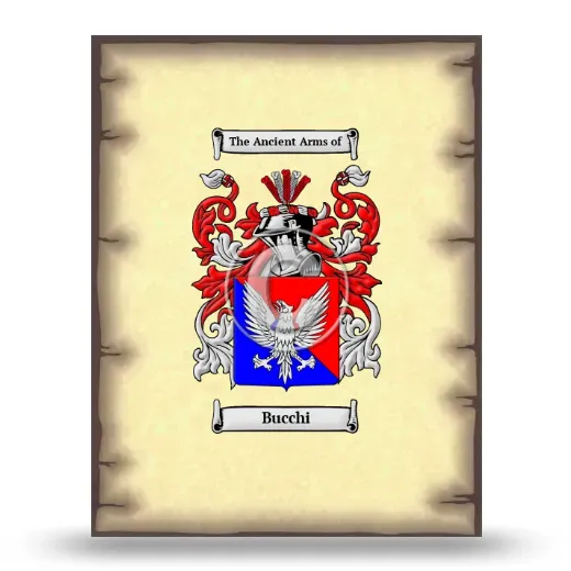 Bucchi Coat of Arms Print
