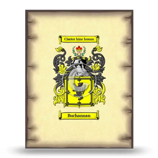 Buchannan Coat of Arms Print