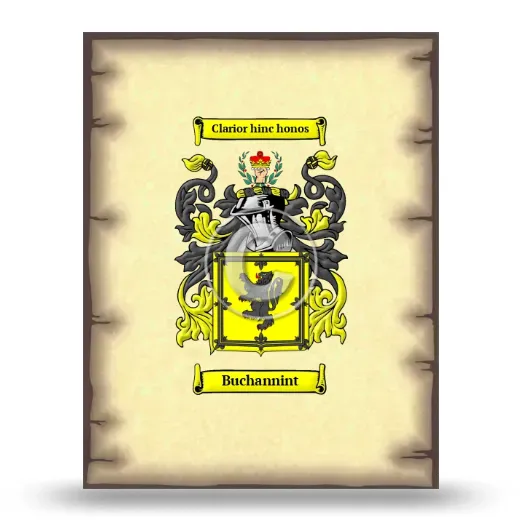 Buchannint Coat of Arms Print