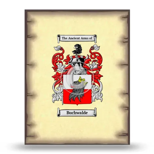 Buchwalde Coat of Arms Print