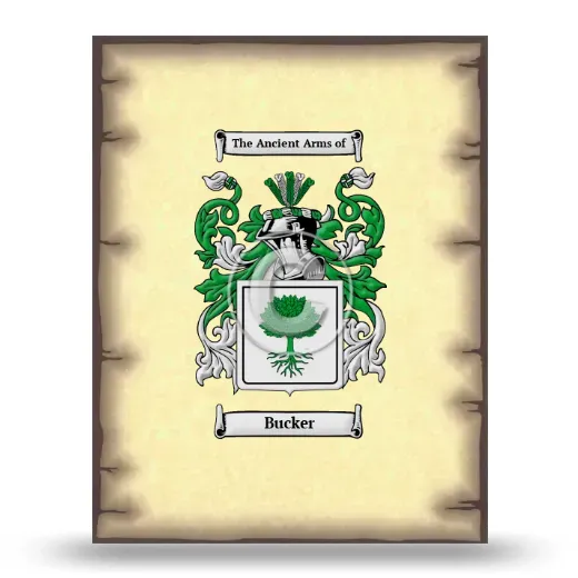 Bucker Coat of Arms Print
