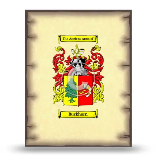 Buckhorn Coat of Arms Print