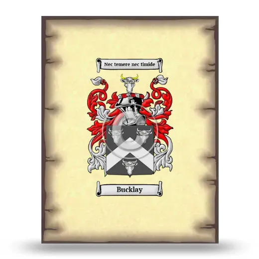 Bucklay Coat of Arms Print