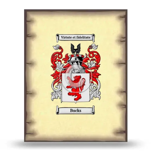 Bucks Coat of Arms Print