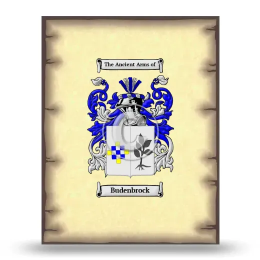 Budenbrock Coat of Arms Print