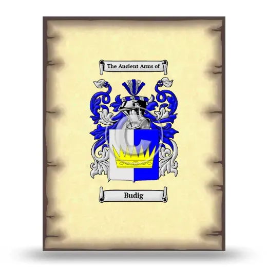 Budig Coat of Arms Print