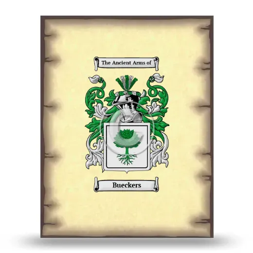 Bueckers Coat of Arms Print