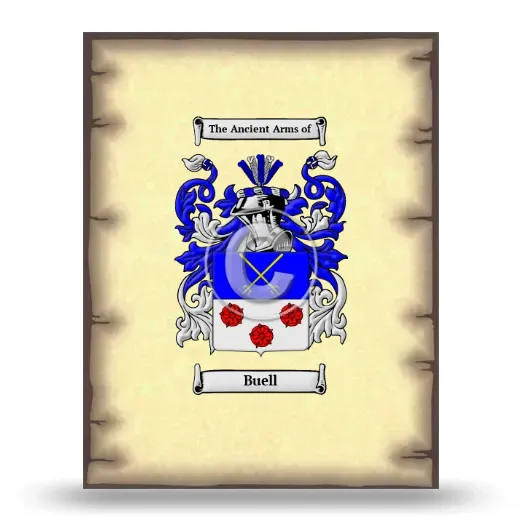 Buell Coat of Arms Print
