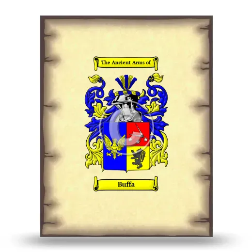 Buffa Coat of Arms Print