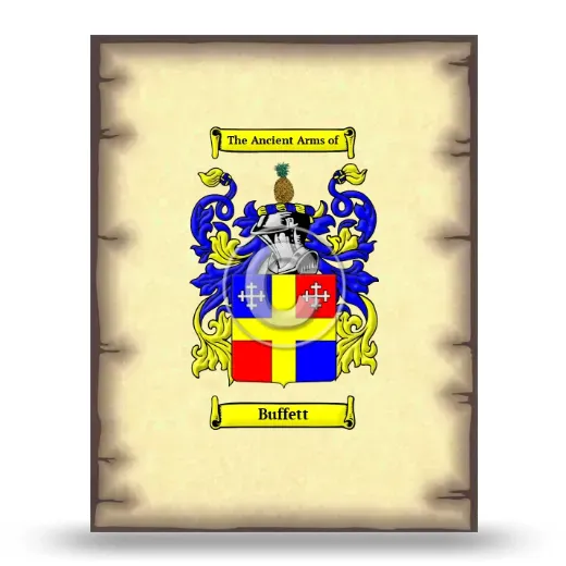 Buffett Coat of Arms Print