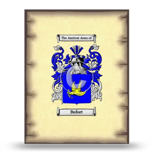 Bufort Coat of Arms Print
