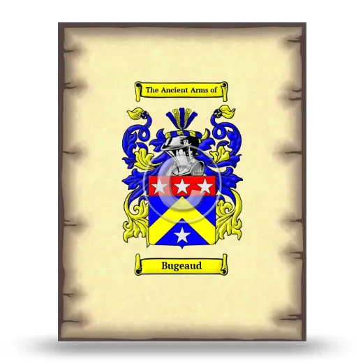 Bugeaud Coat of Arms Print