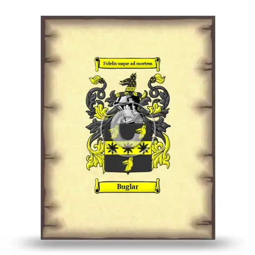 Buglar Coat of Arms Print