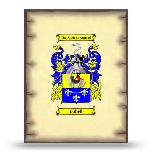 Buhell Coat of Arms Print