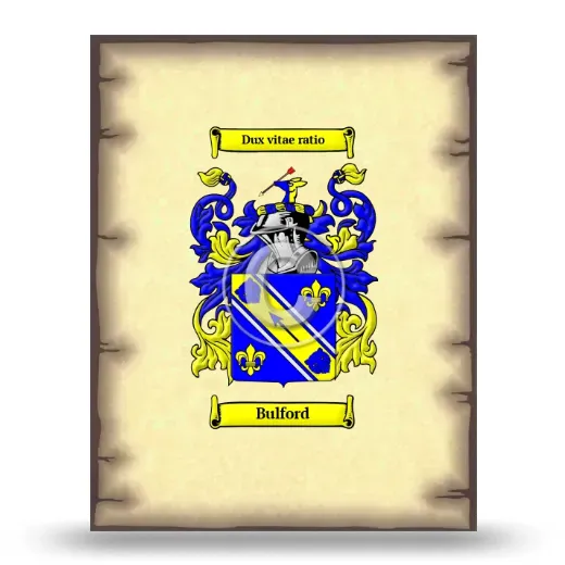 Bulford Coat of Arms Print