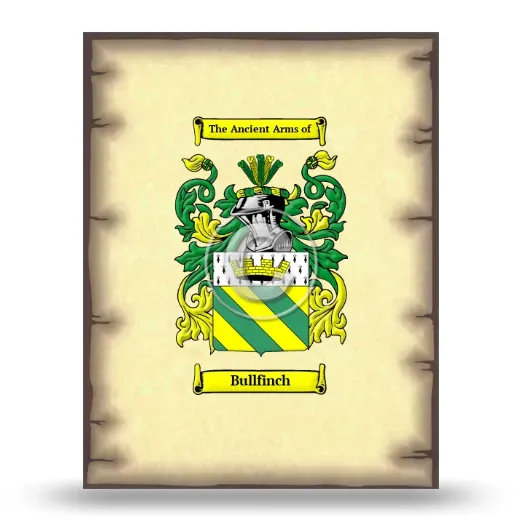 Bullfinch Coat of Arms Print