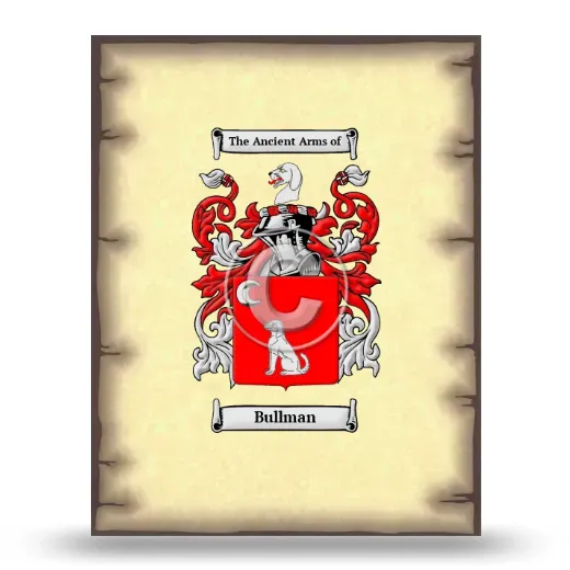 Bullman Coat of Arms Print